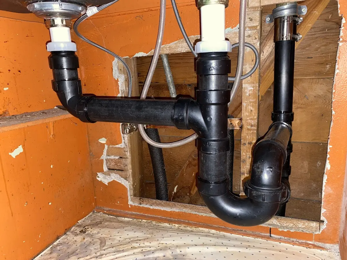 Professional Repiping Services equipment and tools on the job in Tisbury